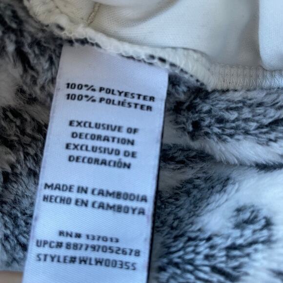 Wildfox Leopard Print Cozy Jogger Lounge Pants in Grey & White - Picture 7 of 8